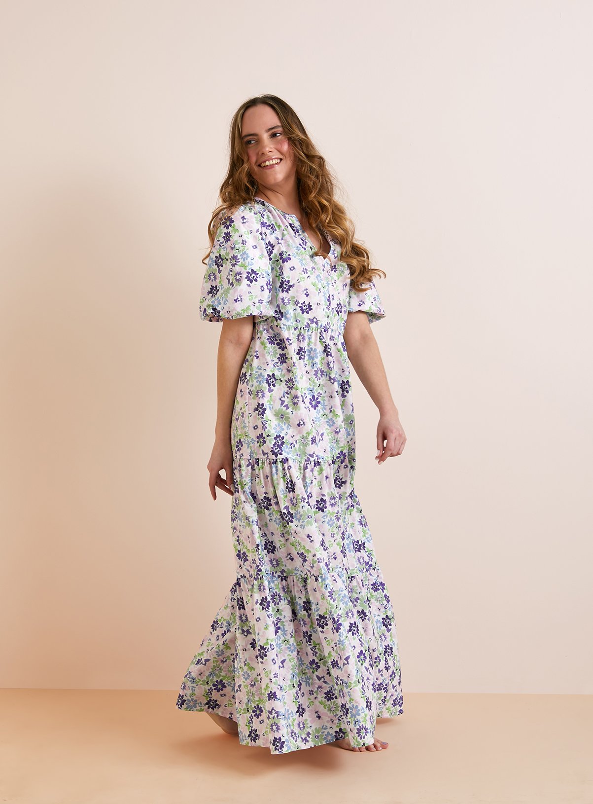 Everbelle Floral Bloom Poplin Maxi Dress 12 - Image 1 thumbnail